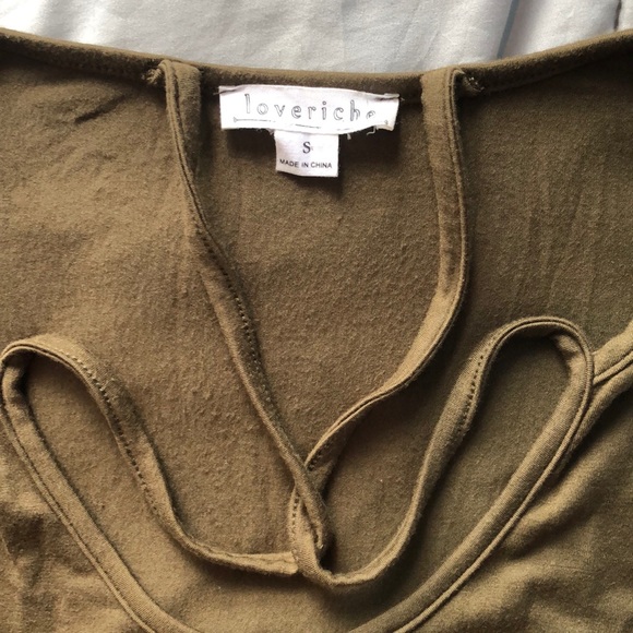 Long sleeve forest green t-shirt size small - Picture 2 of 2